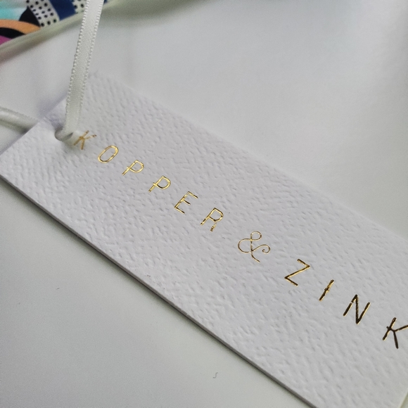 Kopper & Zinc Swimsuit Bikini Top in Block Party Large - Picture 4 of 8